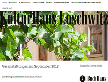Tablet Screenshot of kulturhaus-loschwitz.de